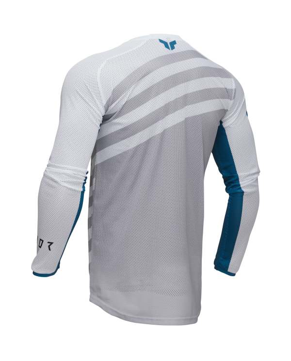 jersey  THOR LAUNCH RAID COLOR BLANCO / GRIS