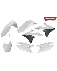 Kit Plásticos Polisport Suzuki RMZ 250 19-23 RMZ 450 18-23 Blanco