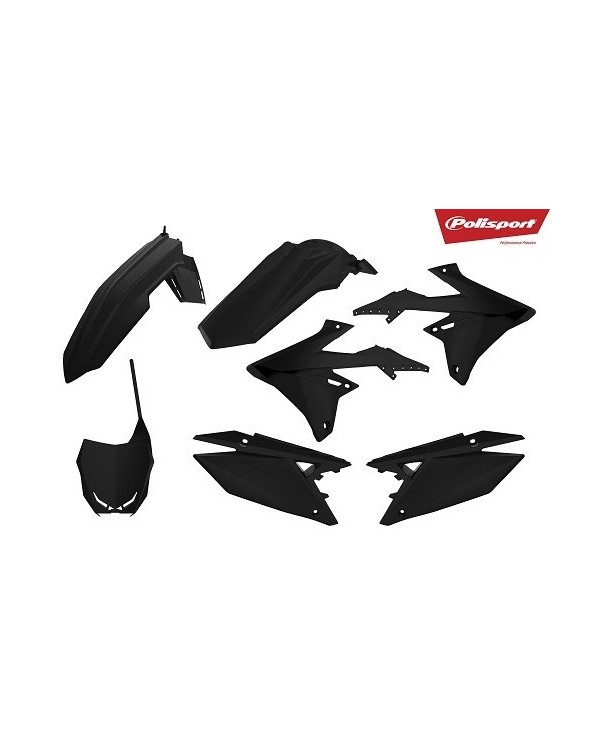 Kit Plásticos Polisport Suzuki RMZ 250 19-23 RMZ 450 18-23 Negro