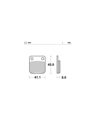 Pas de freno del NITRO  MOTOMASTER  sinterizadas KAWASAKI SUZUKI YAMAHA HUSQVARNA