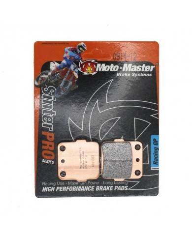 Pastillas de freno del/tras RACING GP MOTOMASTER sinterizadas Honda Suzuki Yamaha Pastillas de freno del/tras RACING GP MOTOMASTER sinterizadas Honda Suzuki Yamaha