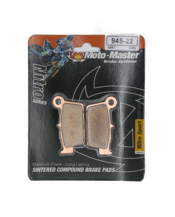 Pastillas de freno trasero NITRO  MOTOMASTER YAMAHA KAWASAKI SUZUKI GASGAS BETA TM FANTIC