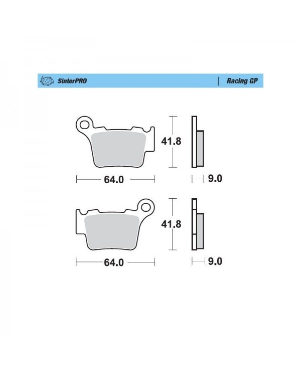 Pastillas de freno del/tras RACING GP  MOTOMASTER  KTM GASGAS HUSABERG HUSQVARNA SHERCO TM