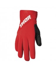 Guantes Thor Spectrum Cold Weather Rojo/Blanco
