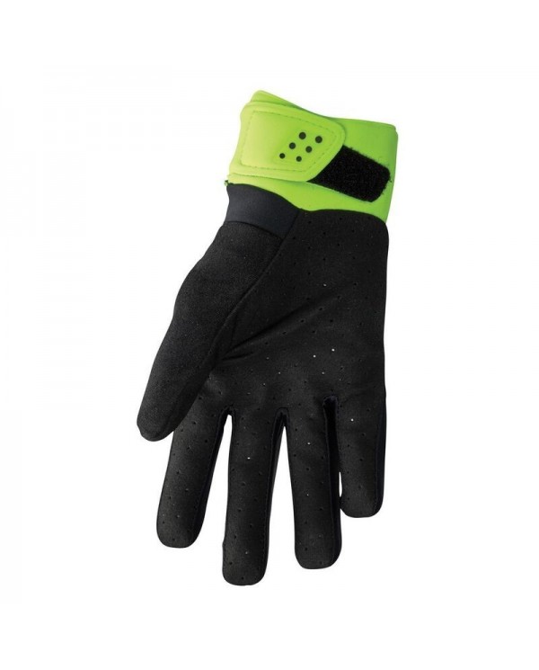 Guantes Thor Spectrum Cold Weather Negro/Amarillo Fluor