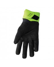 Guantes Thor Spectrum Cold Weather Negro/Amarillo Fluor