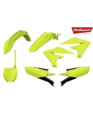 KIT PLÁSTICOS POLISPORT YAMAHA YZ250F(19) YZ450F(18-19) Amarillo flúor