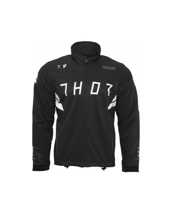 CHAQUETA THOR WARMUP COLOR NEGRO / BLANCO