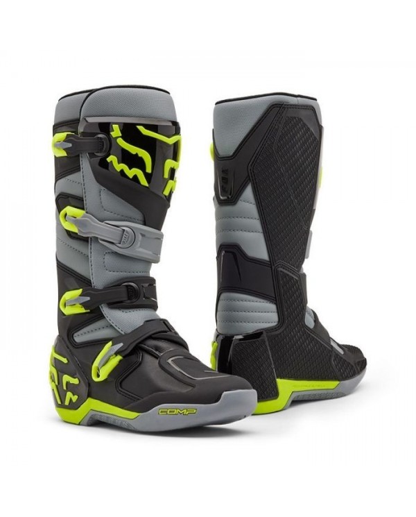 Botas FOX Comp Grey / Yellow