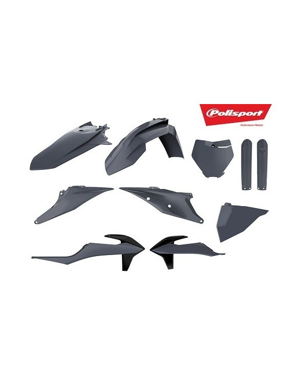 Kit Plásticos Polisport KTM SX/SX-F 19-.. Gris