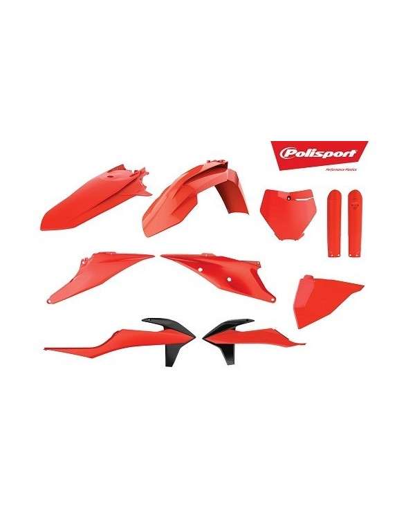 KIT DE PLASTICOS POLISPORT KTM SX / SX-F (2019-2022) NARANJA FLUOR