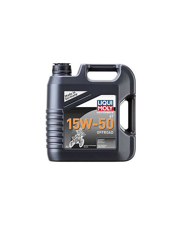 Garrafa de 4L aceite Liqui Moly HC sintético 15W-50 Off road,15W50