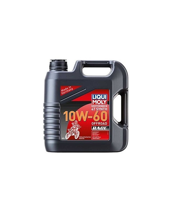 Garrafa de 4L aceite Liqui Moly 100% sintético 10W-60 Off road Race