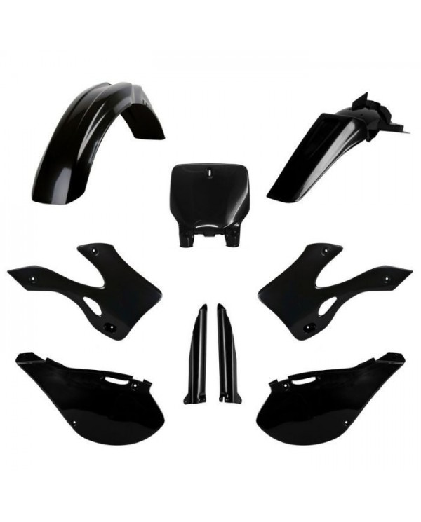 Full Kit Plásticos Polisport Kawasaki KX 125/250 99-02 Negro