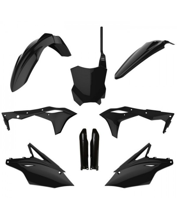 Full Kit Plásticos Polisport Kawasaki KX 250 F 17-20 Negro,91491