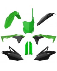 Full Kit Plásticos Polisport Kawasaki KX 250 F 17-20 Verde/Negro