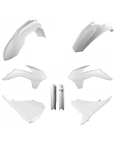 Full Kit Plásticos Polisport KTM EXC/EXC-F 14-15 blanco,91465