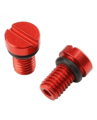 Kit Tornillos Purgadores de Aire Zeta KYB/SHOWA Rojo