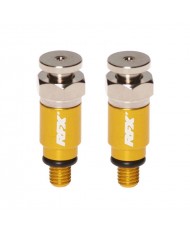 Purgadores de aire de horquilla RFX Pro M5 x 0,8 (amarillo) Kayaba/Showa