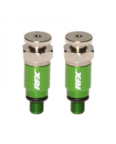 Purgadores de aire de horquilla RFX Pro M5 x 0,8 (verde) Kayaba/Showa