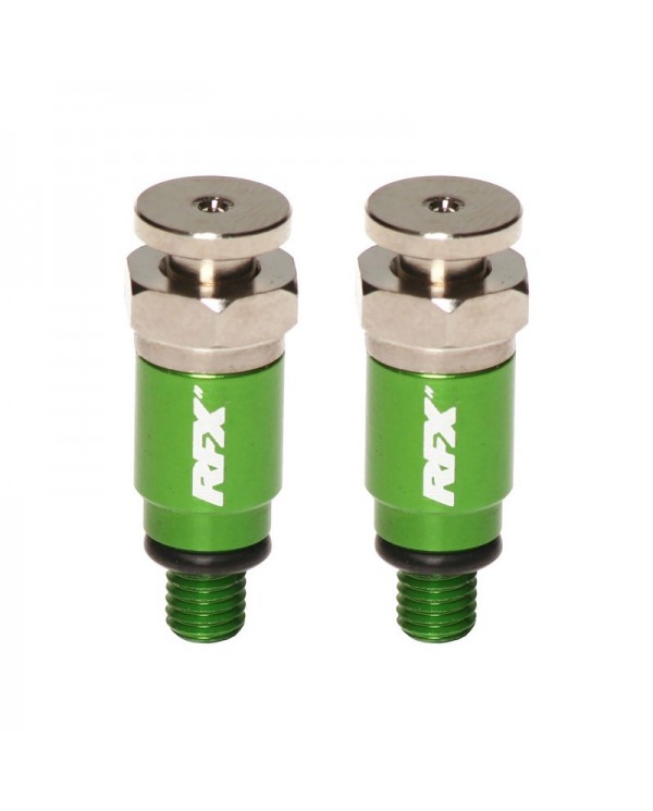 Purgadores de aire de horquilla RFX Pro M5 x 0,8 (verde) Kayaba/Showa