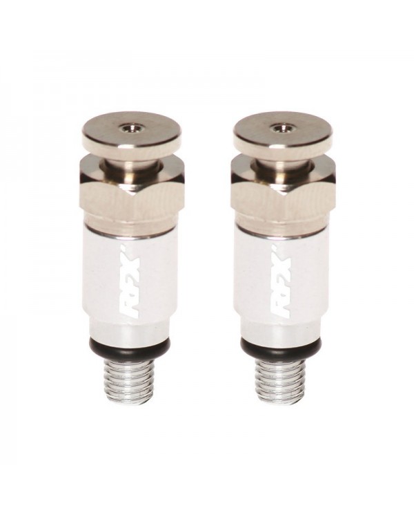 Purgadores de aire de horquilla RFX Pro M5 x 0,8 (plata) Kayaba/Showa