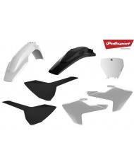 KIT PLÁSTICOS POLISPORT HUSQVARNA TC/FC (16-18) Blanco/Negro