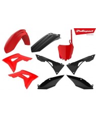 Kit Plásticos Polisport Honda CRF 250 R 18-20 CRF 450 R 17-20 Rojo/Negro