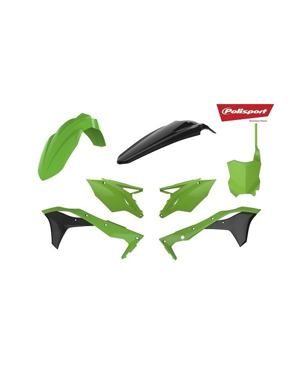 Kit Plásticos Polisport KAWASAKI KX450F (16-18) Verde 05/Negro,90837