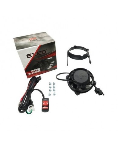 Kit ventilador EXED y soporte de montaje  KTM y Husqvarna, con interruptor de encendido/apagado,  del17 al 23 Kit ventilador EXED y soporte de montaje  KTM y Husqvarna, con interruptor de encendido/apagado,  del17 al 23