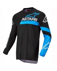 Camiseta Alpinestars Fluid Chaser Black / Blue Neon