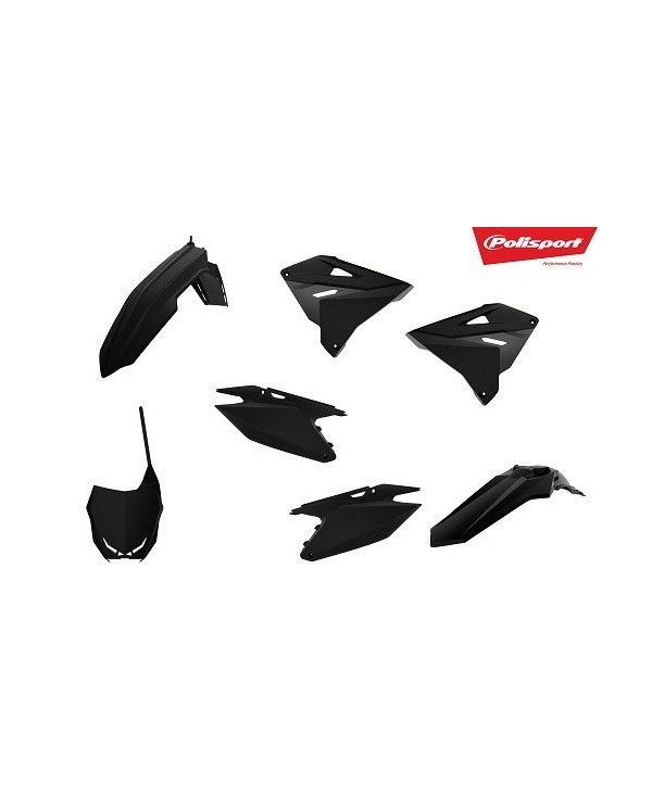 Kit Plásticos Polisport Restyling Suzuki RM 125/250 01-08 Negro