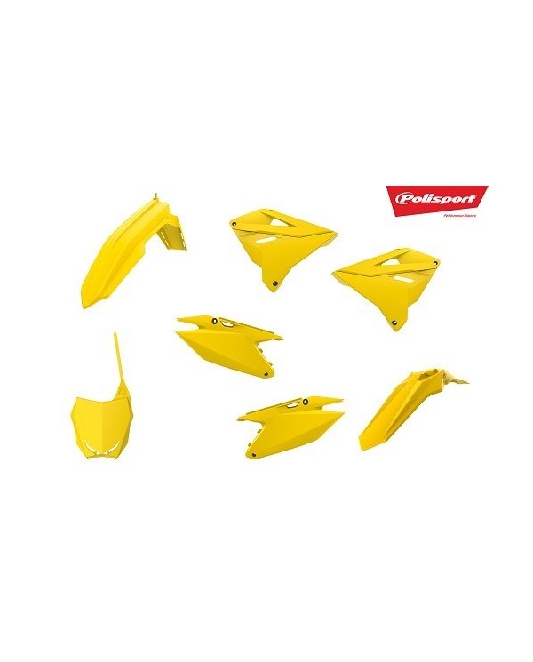 Kit Plásticos Polisport Restyling Suzuki RM 125/250 01-08 Amarillo