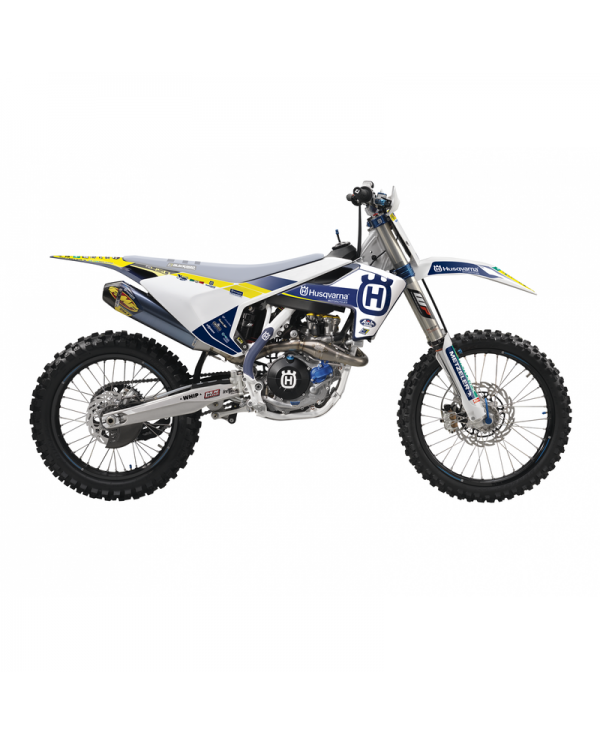 Kit de adhesivos + funda de asiento BLACKBIRD Replica Trophy 22 - Husqvarna FC/TC 23-24