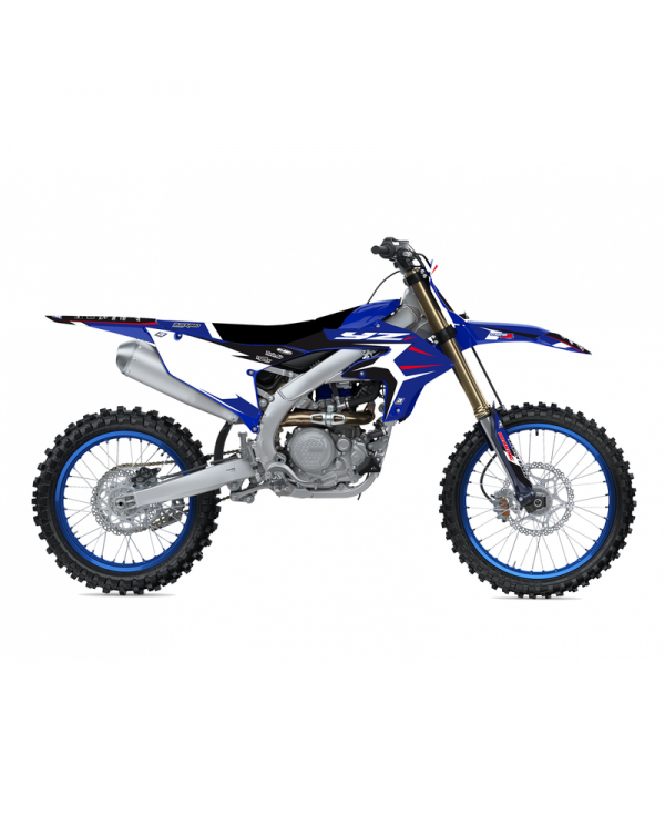 Kit adhesivos + funda de asiento BLACKBIRD Dream 4 Yamaha YZ450F 23-25