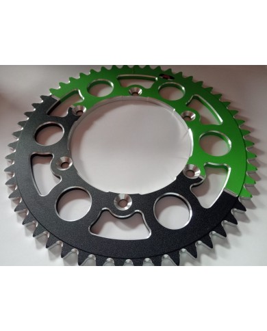 Corona  aluminio Kawasaki Kx/Kxf Verde/Negro