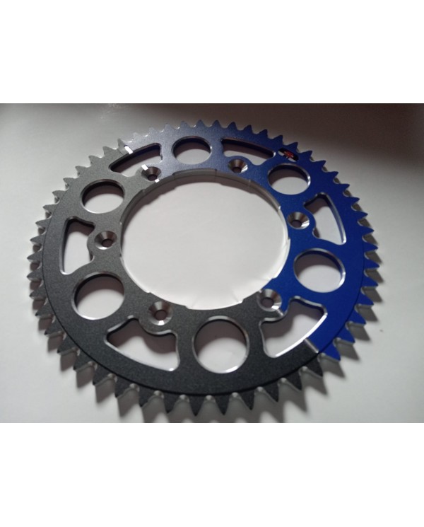 Corona aluminio Yamaha WR/YZ/YZF 99-.. azul/negra