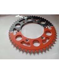 Corona aluminio  Ktm Exc/F -Sx/f naranja/negro