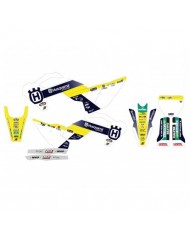 Kit de adhesivos + funda de asiento BLACKBIRD Replica Trophy 22 - Husqvarna FC/TC 23-24