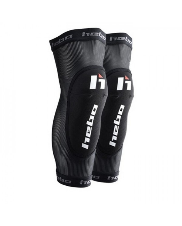 Rodilleras Hebo Knee Defender Pro 2.0 Larga Negro,HE6348