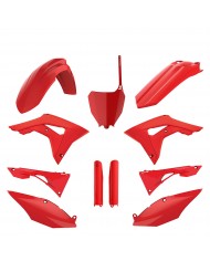 91537,Kit Plásticos Polisport Honda CRF 250 R 18-21 CRF 450 R 17-20 Rojo