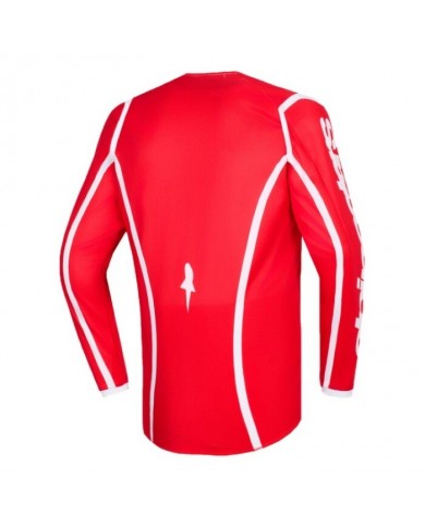 Camiseta Alpinestars Fluid Apex Color Rojo / Blanco Camiseta Alpinestars Fluid Apex Color Rojo / Blanco