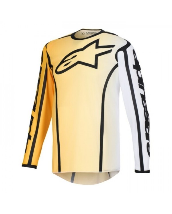 Camiseta Alpinestars Fluid Apex Color Amarillo / Negro, 3761226-526