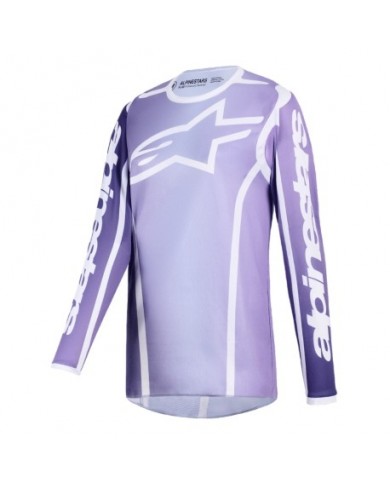Camiseta Mujer Alpinestars Fluid Apex Color Morado / Blanco 2026,3781126-392 Camiseta Mujer Alpinestars Fluid Apex Color Morado / Blanco 2026,3781126-392