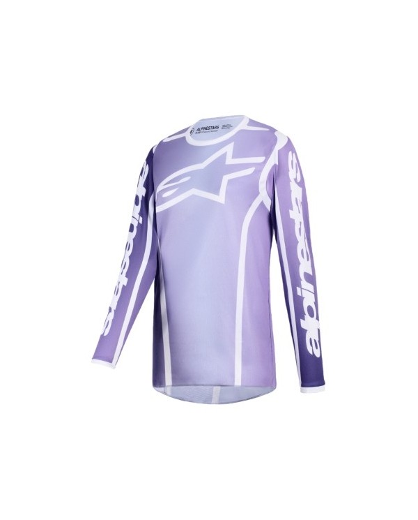 Camiseta Mujer Alpinestars Fluid Apex Color Morado / Blanco 2026,3781126-392