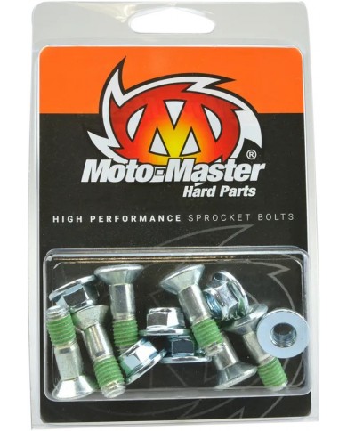Kit 6 tornillos MOTOMASTER M8-1.25x26mm corona transmisión BETA BMW GASGAS HUSABERG HUSQVARNA KTM SHERCO TM RACING RIEJU