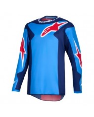 3761126-730,Camiseta Alpinestars Fluid Grid Color Azul / Rojo
