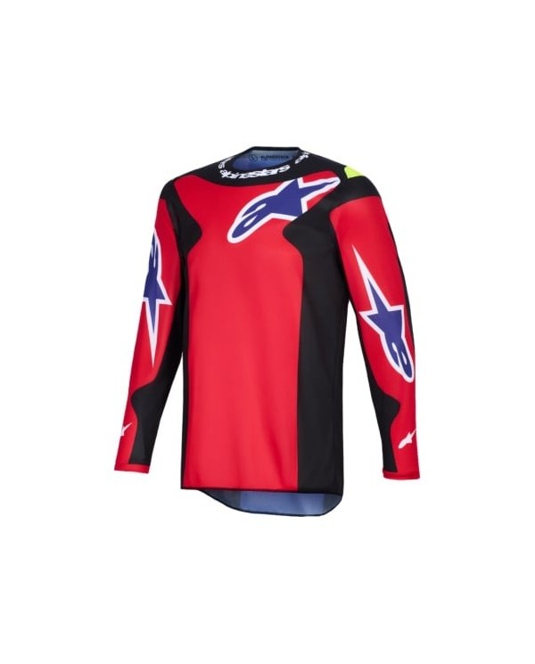 3761126-3176,Camiseta Alpinestars Fluid Grid Color Rojo / Negro / Morado