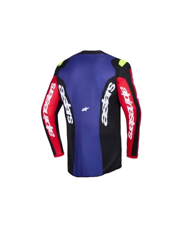 Camiseta Alpinestars Fluid Grid Color Rojo / Negro / Morado