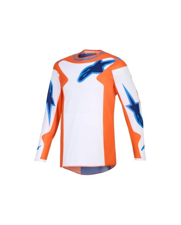 3761126-4011,Camiseta Alpinestars Fluid Grid Color Naranja / Azul